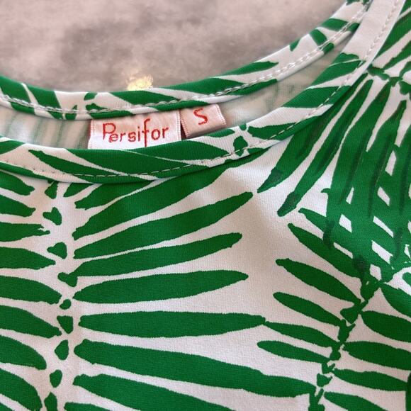 Persifor Palm Print Dress - Picture 4 of 5